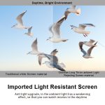 VIVIDSTORM ALR Slimline Motorised Drop Down Standard/Long Throw Projector Screen - Image 5