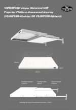 VIVIDSTORM Jasper Motorised UST Projector Platform - تصویر 9