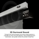 VIVIDSTORM PRO PA Acoustically Transparent Slimline Motorised Drop Down Projector Screen for Ceiling Mounted UST Laser Projector - Image 4