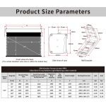 VIVIDSTORM PRO Slimline ALR Motorised Drop Down UST Projector Screen - Image 6