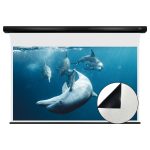 VIVIDSTORM Slimline Cinema White Motorised Drop Down Projector Screen - Image 11