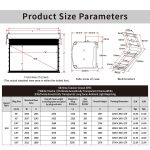 VIVIDSTORM Slimline P Acoustically Transparent Cinema White Motorised Drop Down Projector Screen - Image 6