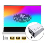 VIVIDSTORM S PRO Motorised Floor Rising UST Laser Projector Screen - تصویر 3