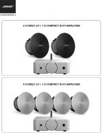 BOSE Professional DesignMax DM2C-LP In-Ceiling Loudspeaker + Luxe Vision Compact Amplifier Sound System - Image 8