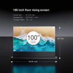100''-130'' AWOL Vision Cinematic+ ALR Motorized Floor Rising Acoustic Screen - تصویر 6