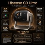 Hisense C3 Ultra TriChroma Smart Projector 4000 ANSI Lumens – Pre-Order - Image 3