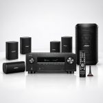 BOSE Professional 760 5.1/5.1.2 Theater Surround Sound System + Denon AVR-X2900H Dolby Atmos AV Receiver Package Deal