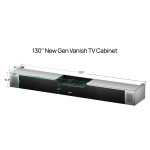 AWOL Vision New Gen Vanish TV Cabinet - Black 130 Inch Dimensions
